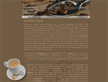 Tablet Screenshot of das-kaffee-lexikon.de